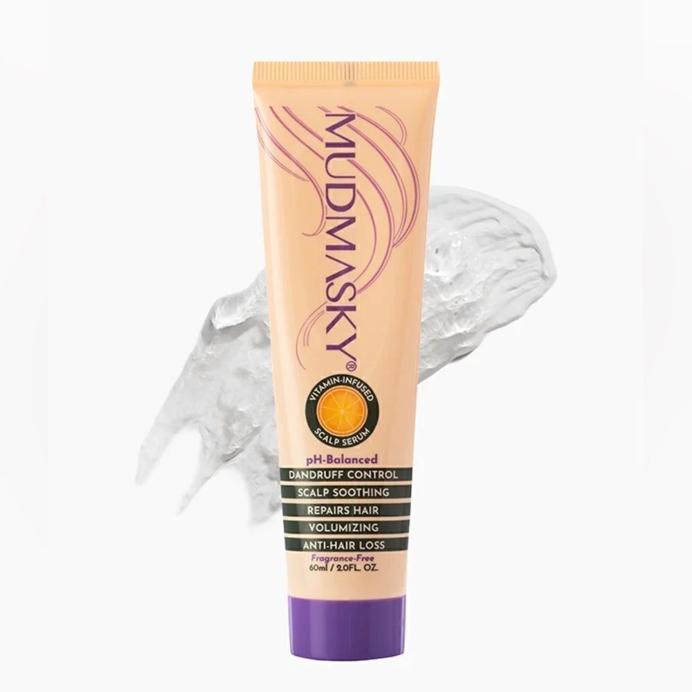 MUDMASKY Vitamin-Infused Scalp Serum Strengthens and Thickers Hair from the Root